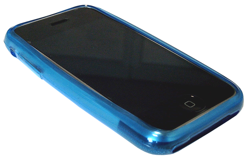 Slicon Skin fr Apple iPhoen 3G3GS in blau