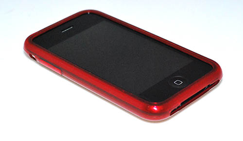 Silikon Skin fr Apple iPhone 3G 3GS in rot