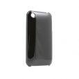 System-S Hard Case Back Cover black for Apple iPhone 3G