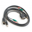 System-S KVM + Audio cable 1.6m