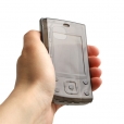 System-S Silicone Case for Nokia X3 black-tranparent