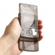 System-S Silicone Case for Nokia X3 black-tranparent
