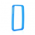 System-S Blue Silicone Bumper Case for Apple iPhone 4