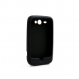 System-S Black Silicone Skin Case for HTC Wildfire