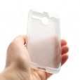 Transparente Silikon Case Skin Hlle fr HTC Desire