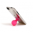 System-S Silikonstnder in Pink fr Smartphone & Mp3 Player