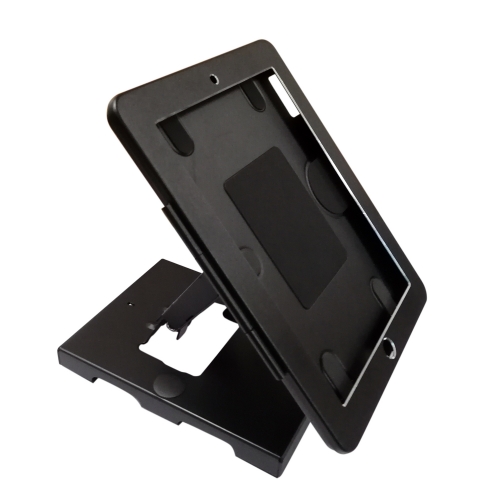 SystemS Abschließbare Tisch und Wandhalterung für iPad Air 1 2 iPad Pro 9, 7 Zoll in Schwarz