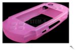 SYSTEM-S Silikon-Schutzhülle Skin für SONY PSP Pink 1000
