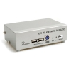 KVM Switch Schalter f�r 2 PCs mit USB und Audio Anschluss