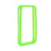 Gr�ne Silikon Bumper H�lle Tasche Case f�r Apple iPhone 4
