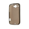 Dunkel- transparente Silikon h�lle Skin Case f�r HTC Wildfire