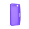 System-S Silikon H�lle Case Skin in Lila f�r Apple iPhone 4 4S