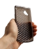 TPU Hülle Skin Transparent Schwarz für Samsung Wave S8500