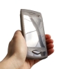 Transparente TPU Hülle Skin in Schwarz für Samsung Wave S8500