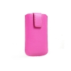 Etui Schutzhülle Case mit Rückzugfunktion in Pink für Smartphone