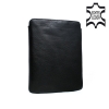 Leder Etui Hlle Case Tasche in Schwarz fr Apple iPad 1 2