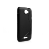 Silikonhlle Case Cover Schwarz fr HTC One X S720E
