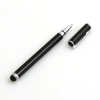 Black 2 in 1 Stylus Ball Pen for PDA Tablet PC Smartphone