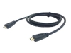 System-S Micro HDMI (male) zu Micro HDMI (male) Adapter Kabel Verlngerung ca. 100 cm