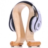 System-S Universal Wooden Headphone Display Stand Headphone Holder Headset Hanger