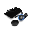 System-S Universal clip-on 0,4x wide angle lens for Smartphone Tablet PC in blue