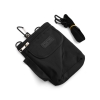 System-S Universal Tasche Umhngetasche Schultertasche Grteltasche Schutztasche fr Handy Smartphone mit 3 Fchern schwarz