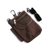 System-S Universal Tasche Umhngetasche Schultertasche Grteltasche Schutztasche fr Handy Smartphone mit 3 Fchern braun
