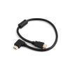 System-S 0.5-meter Long 90 degree Angled HDMI Male to HDMI Male Extension Cable Extender Cord