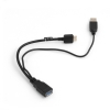 SYSTEM-S OTG On The Go Host Kabel 3in1 USB 3.0 Typ A zu Micro USB 3.0 und USB 2.0 Typ A Datenkabel Ladekabel 22 cm Y-Kabel