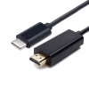 SYSTEM-S USB Typ C 3.1 zu HDMI Stecker 2K / 4K HDTV Kabel Adapter Adapterkabel 180 cm