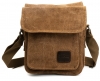 System-S Universal Tasche Schultertasche mit 5 Fchern Umhngetasche 24 cm, Braun