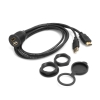SYSTEM-S USB A und HDMI Verlngerungskabel Einbaubuchse Kabellnge 99 cm