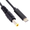 USB 3.1 Kabel 145 cm Typ C Stecker zu DC 20 V 5,5 x 1,1 mm Stecker Adapter