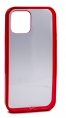Schutzhlle aus Silikon in Rot Transparent Hlle fr iPhone 12