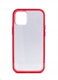 Schutzhlle aus Silikon in Rot Transparent Hlle fr iPhone 12 Mini