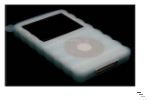 System-S Silikon Skin Hülle geriffelt für Apple iPod Video 30 bl