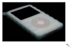 System-S Silikon Skin H�lle geriffelt f�r Apple iPod Video 30 bl