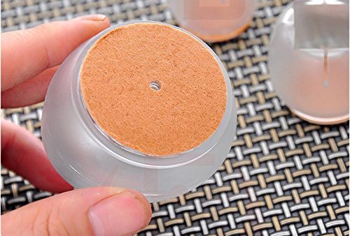 Silikon Stuhlgleiter Stuhlkappen Filzgleiter 4er Set für Füße Ø 40 mm