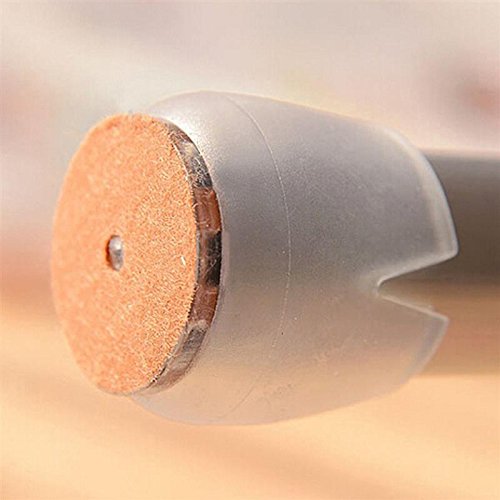 Silikon Stuhlgleiter Stuhlkappen Filzgleiter 4er Set für 29x29 mm / Ø