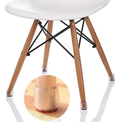 Silikon Stuhlgleiter Stuhlkappen Filzgleiter Gleiter 4er Set für Füße Ø