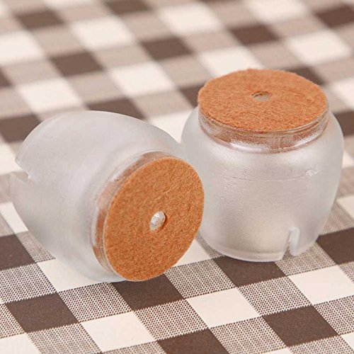 Silikon Stuhlgleiter Stuhlkappen Filzgleiter Gleiter 4er Set für Füße Ø