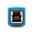 USB 3.0 Adapter Typ B Stecker zu Typ B Buchse Kabel in Blau