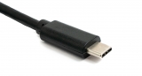 USB 3.1 Kabel 100 cm Typ C Stecker zu 3.0 Typ B Stecker Adapter in Schwarz