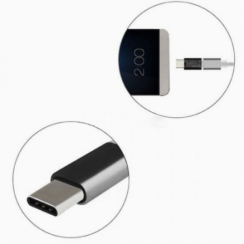 System-S USB Type C 3.1 maschio a Micro USB maschio cavo 50 cm