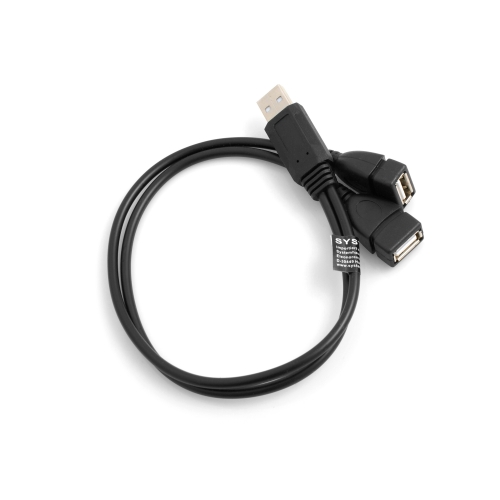 Usb Y Kabel 2 Stecker 1 Buchse SYSTEM-S Y- Kabel USB Typ A Stecker zu 2 x USB Typ A Buchse Y-Splitter