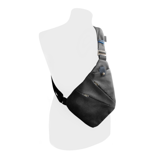 schwarz SYSTEM-S Achsel Unterarm Tasche Schultertasche Sicherheitstasche Umhängetasche Brusttasche für Rechtshänder für Tablet PC und vieles mehr Universal 