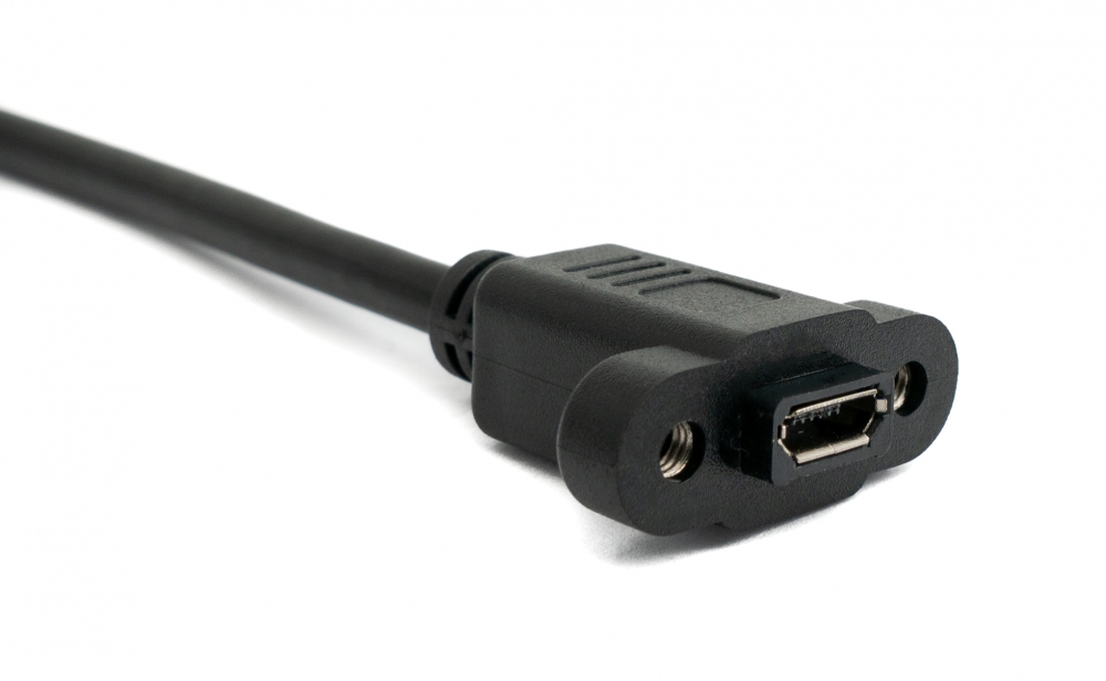 H69 Kabel Adapter USB Micro B Buchse auf USB Micro B Buchse 5pin Kupplung  30cm