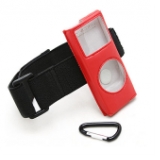 System-S Brassard Jogging rouge pour Apple iPod Nano 2