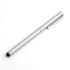 System-S Silver 2 in 1 Stylus Ball Pen for Tablet PC Smartphone