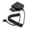 System-S Chargeur secteur micro USB cble spirale 30 - 135 cm